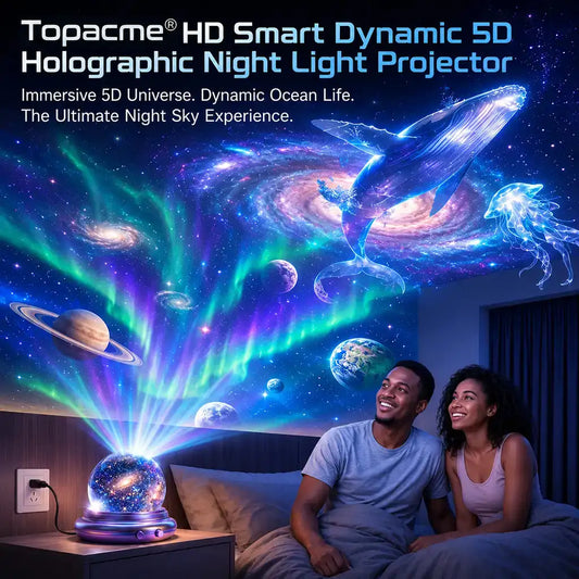Topacme® 🔮Night Light Projector - Smart Holographic Star Projector