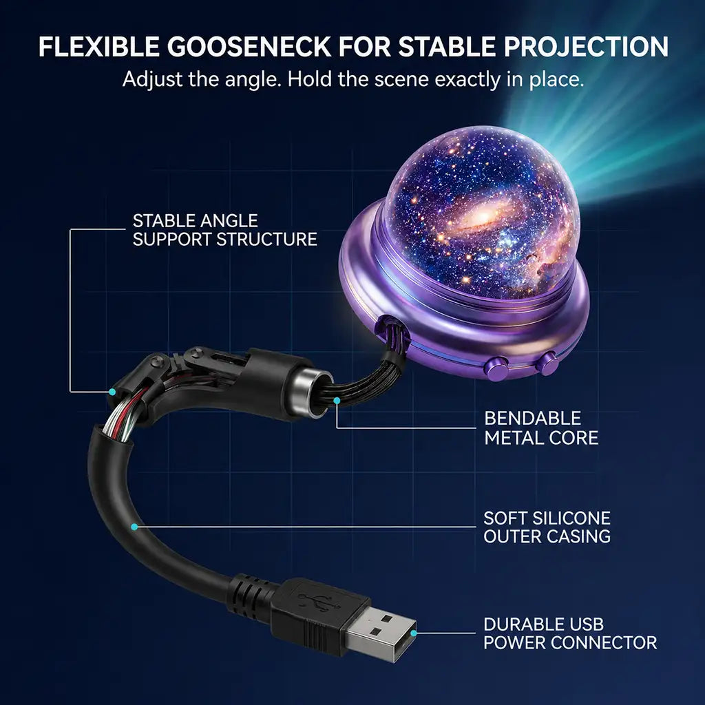 Topacme® 🔮Night Light Projector - Smart Holographic Star Projector