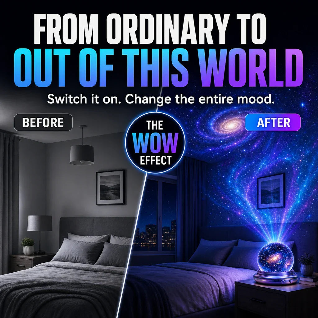 Topacme® 🔮Night Light Projector - Smart Holographic Star Projector